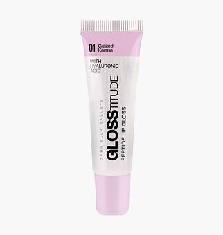 Glosstitude Peptide Lip Gloss 01 Glazed Karma