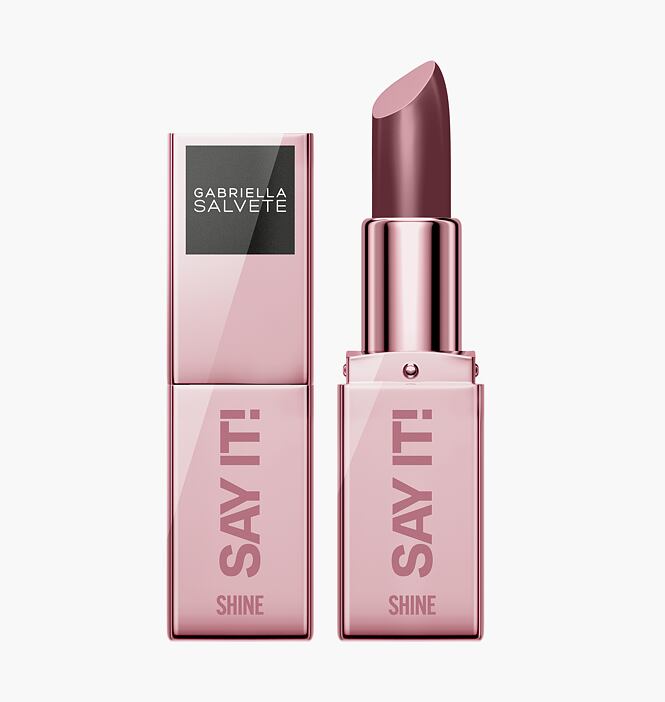 Rtěnka Say It! Shine v odstínu 04 Boldly