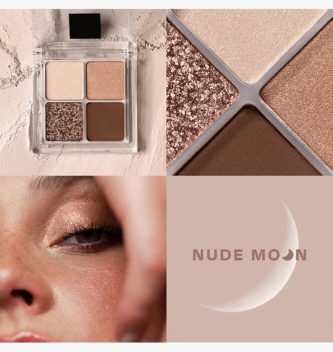 Paletka stínů Over the Moon Nude Moon Eyeshadow Palette 