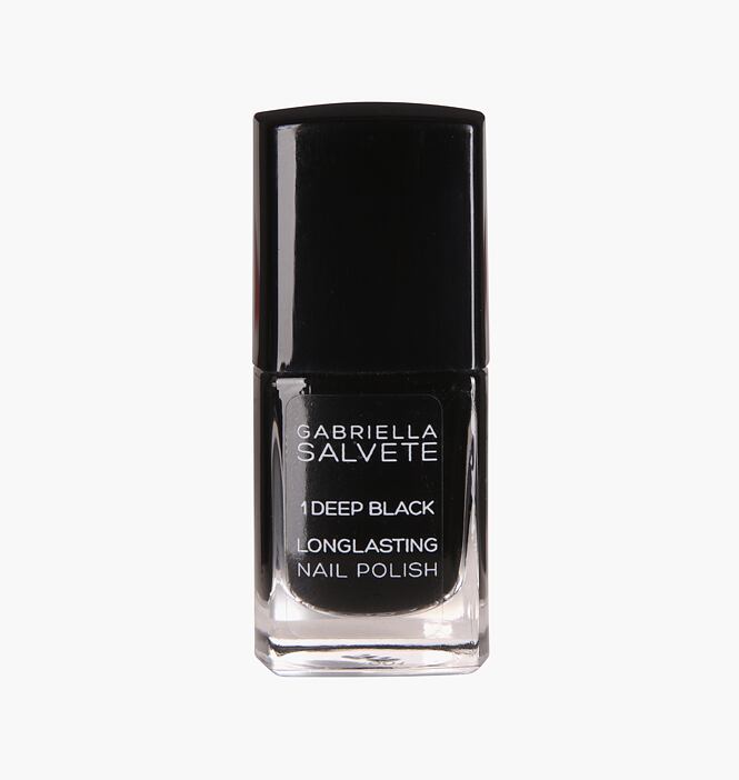 LONGLASTING NAIL POLISH DEEP BLACK