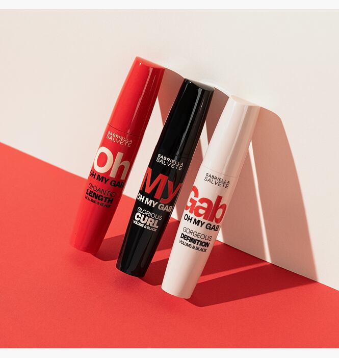 Objemové řasenky Oh My Gab s OMG efektem od Gabrielly Salvete