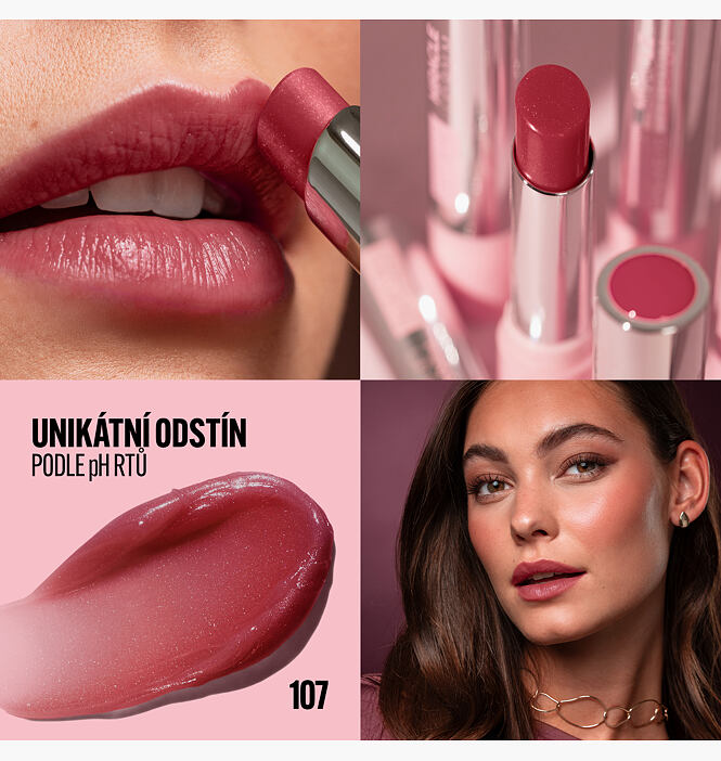 Balzám na rty měnící barvu podle pH rtů Miracle Lip Balm 107 od Gabrielly Salvete