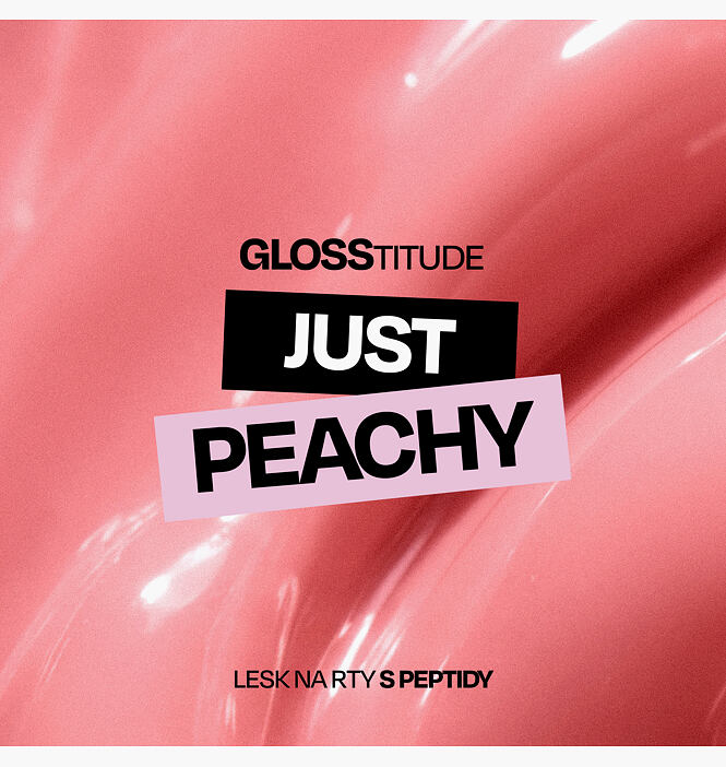 Glosstitude Peptide Lip Gloss 03 Just Peachy