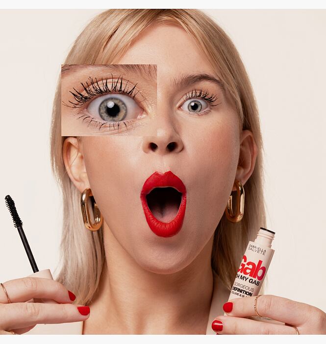 Objemová řasenka Gab Definition s intenzivně černým pigmentem pro OMG rozdělení řas