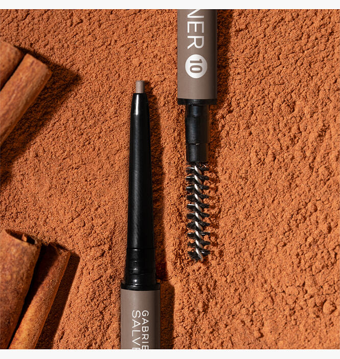 Precizní tužka na obočí s kartáčkem Micro Brow Definer 10