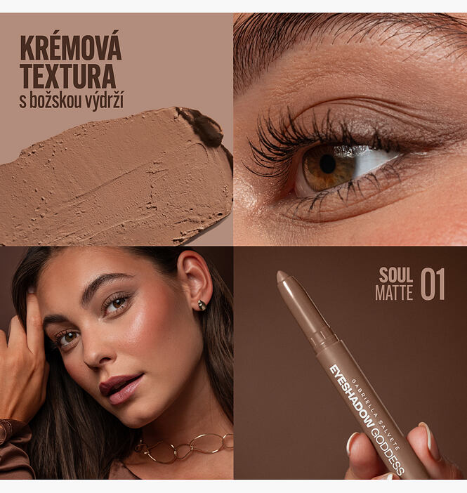 Eyeshadow Goddess | Dlouhotrvající krémové oční stíny v tužce