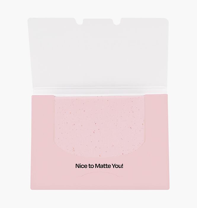 Matující papírky na obličej s růžovým extraktem
